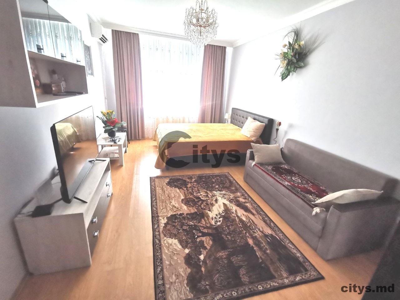 Chirie-Apartament cu 1 cameră, 53m², Chișinău, Botanica, str. Grenoble photo 0