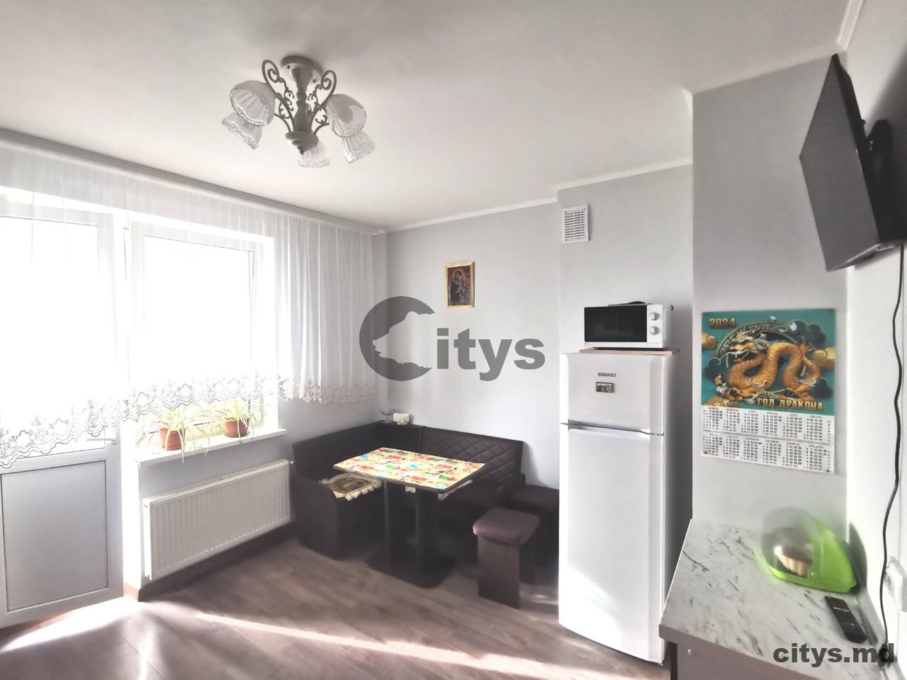 Chirie-1 комнатная квартира, 53м², Chișinău, Botanica, str. Grenoble photo 4