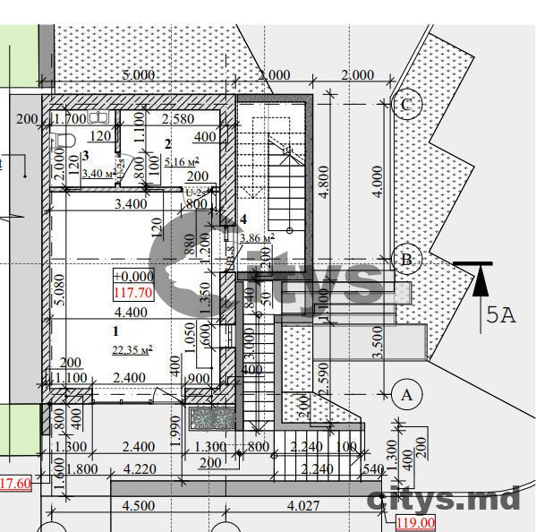 Chirie-Oficiu, 137m², Chișinău, Râșcani, Str. Matei Basarab photo 12