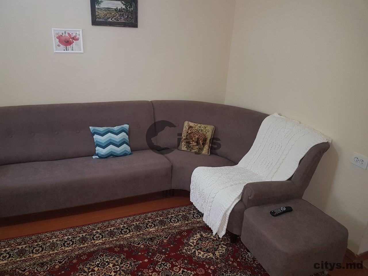 chirie-Apartament cu 2 camere, 40m², Chișinău, Poșta Veche, Солидаритэций photo 4