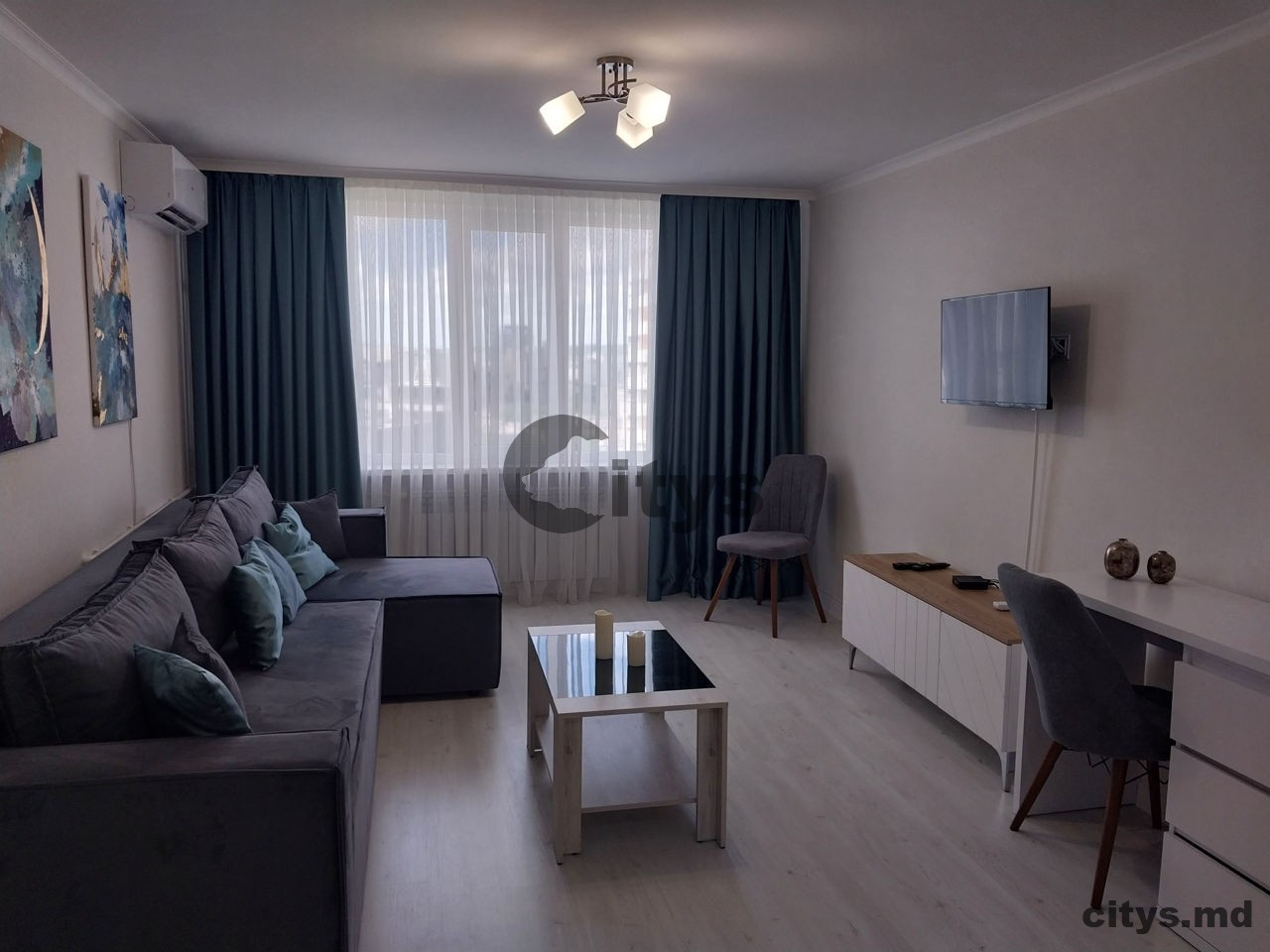 Chirie-2-х комнатная квартира, 50м², Chișinău, Centru, str. Grădinilor photo 0