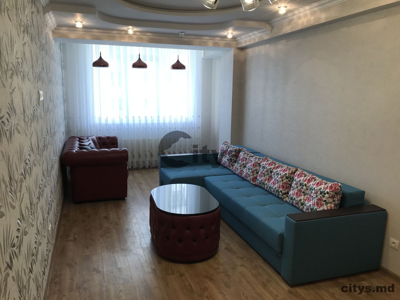 Chirie-2-х комнатная квартира, 72м², Chișinău, Centru, str. Romană photo 2