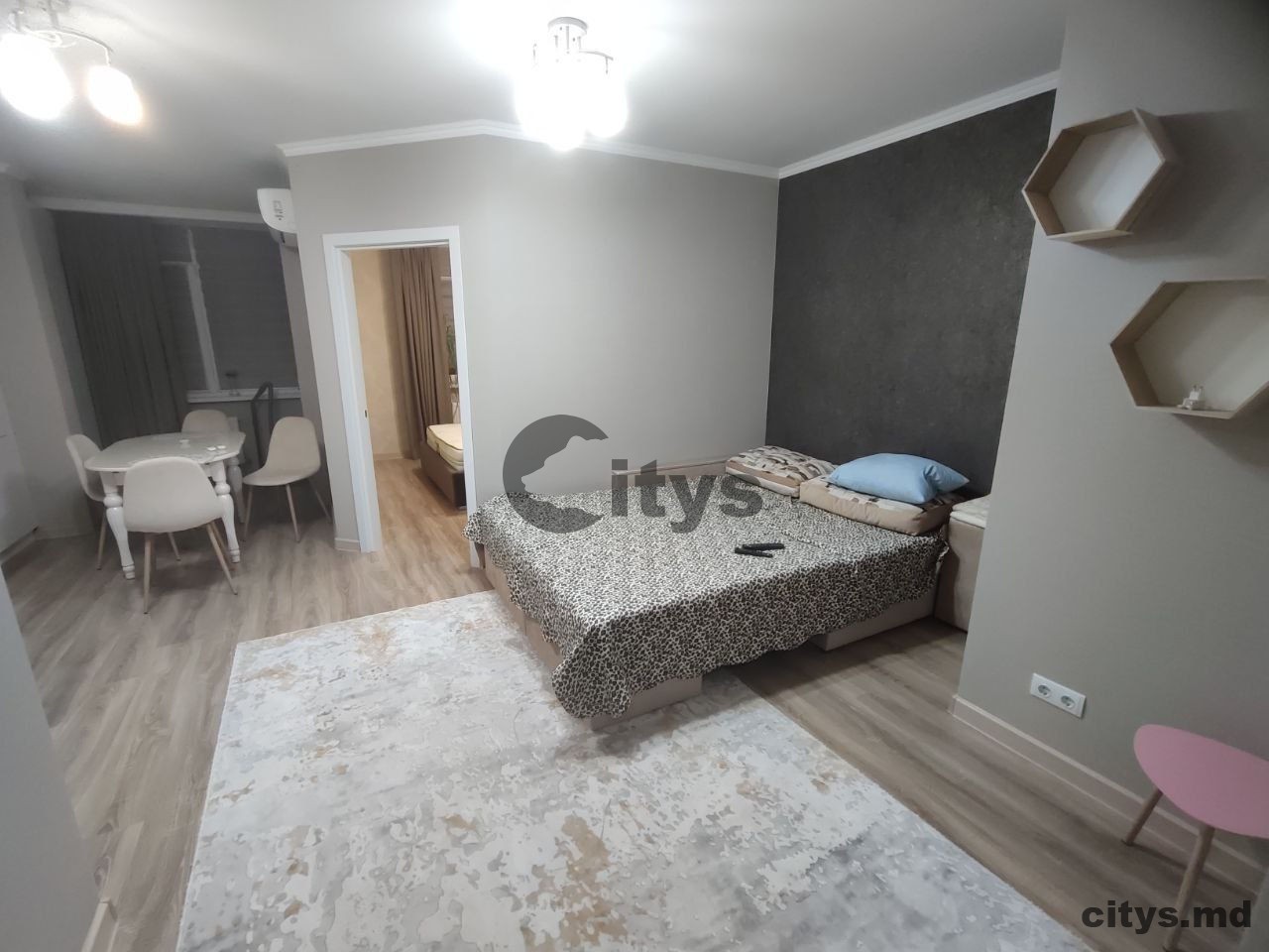 Chirie-1 комнатная квартира, 51м², Chișinău, Botanica, str. Grenoble photo 3