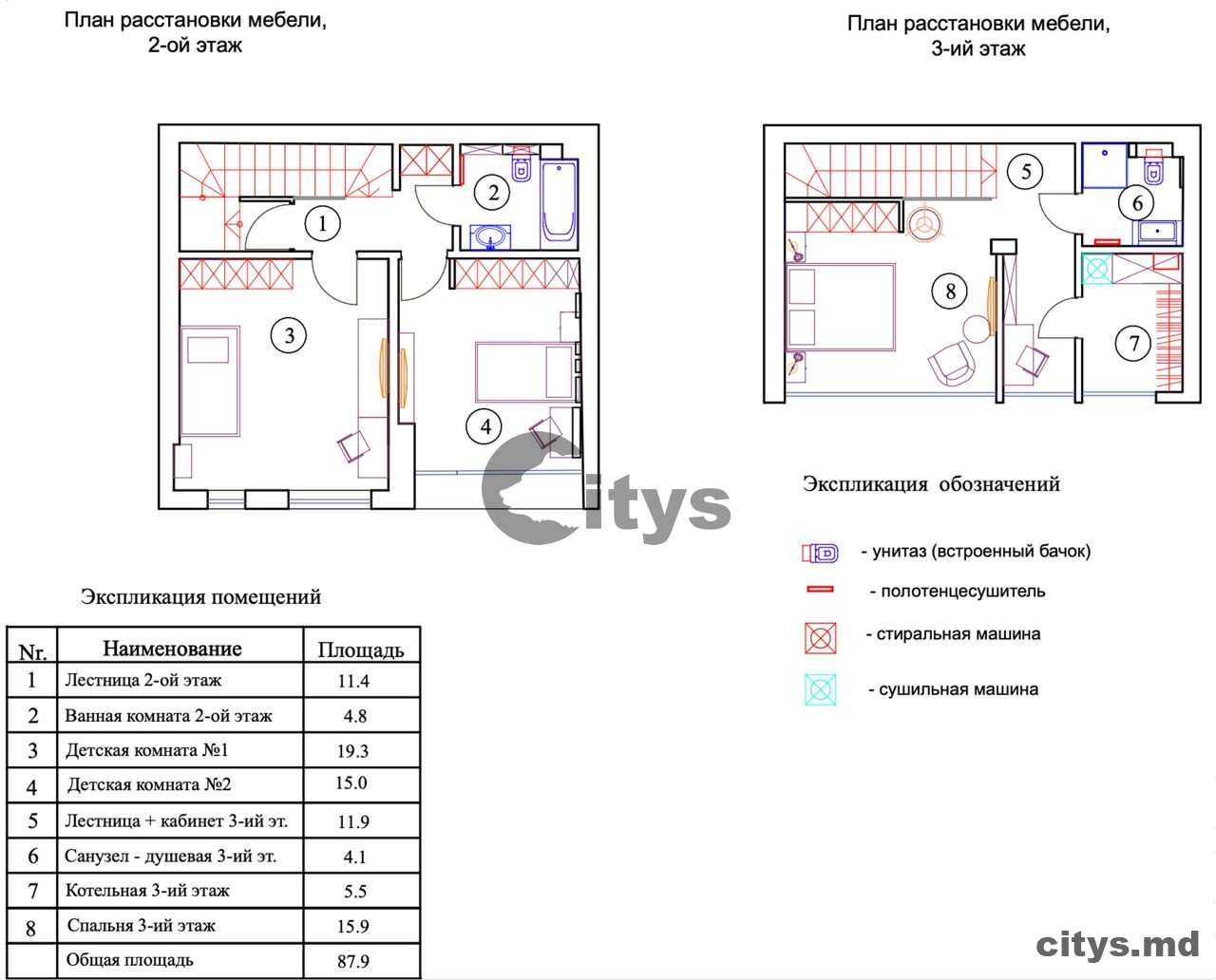 Дуплекс - Таунхаус 250м², Chișinău, Ciocana, str. Bucovinei photo 19