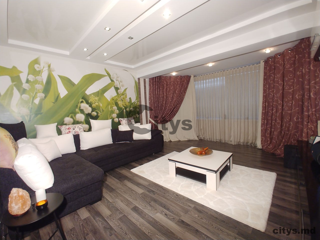 Chirie - 2-х комнатная квартира, 80м², Centru,Renașterii Naționale photo 0