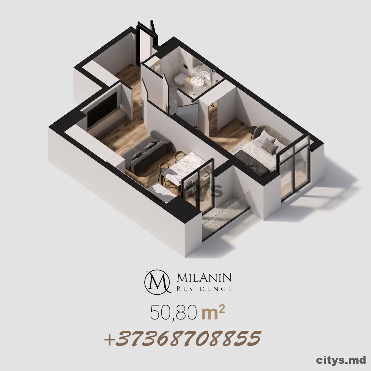 Apartament cu 1 cameră, 51m², Durleşti, Cartuşa photo 1