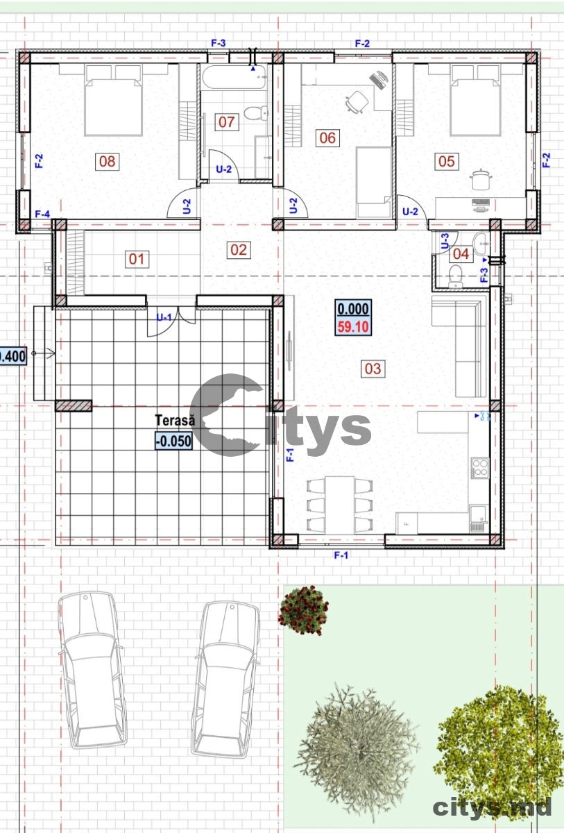 Дом с одним уровнем, 160м², Chisinau, Vatra, strada Lacului photo 10