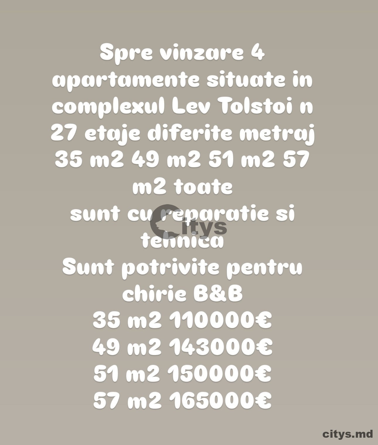 Apartament cu 1 cameră, 35m², Strada Lev Tolstoi photo 9