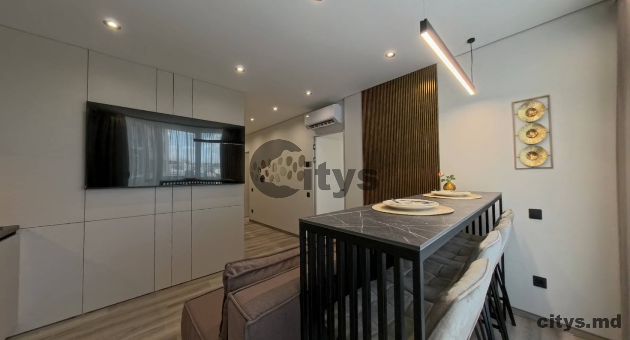 chirie-Apartament cu 1 cameră,Riscani- 45m², Renasterii Nationale photo 3