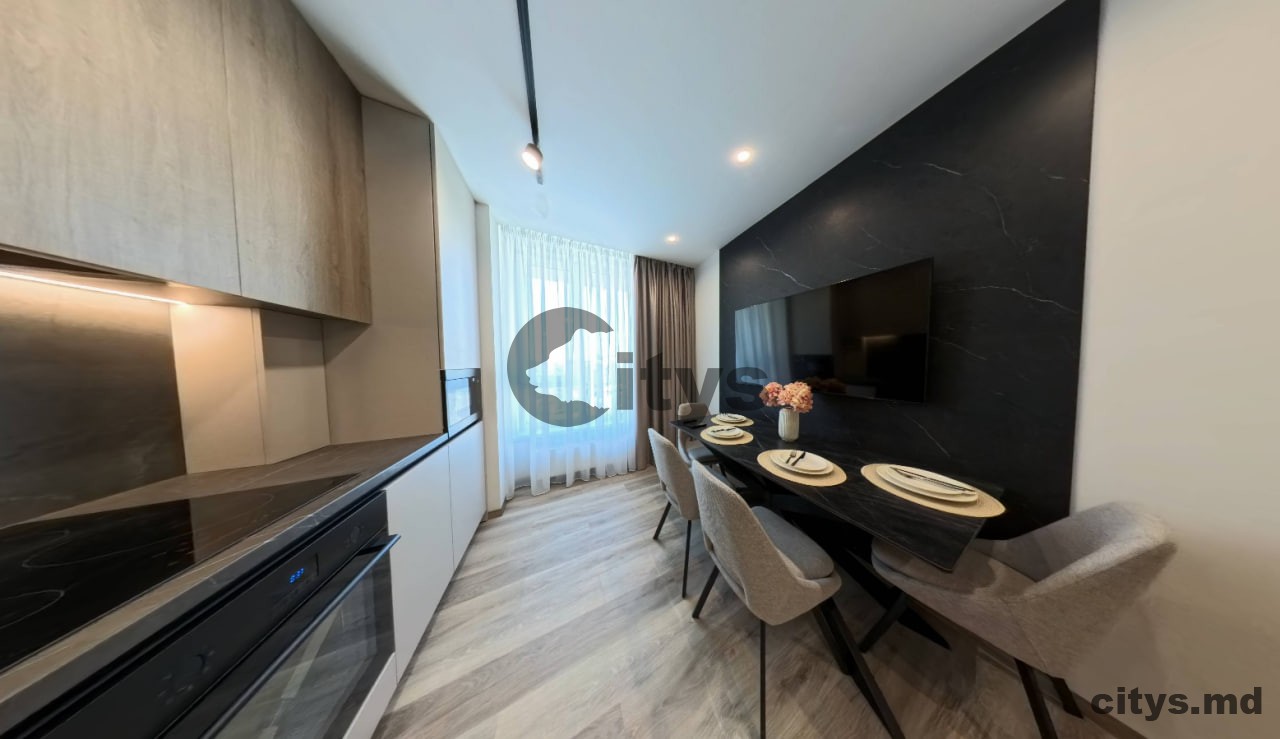 chirie-Apartament cu 2 camere, Centru 64m², Renasterii Nationale photo 2