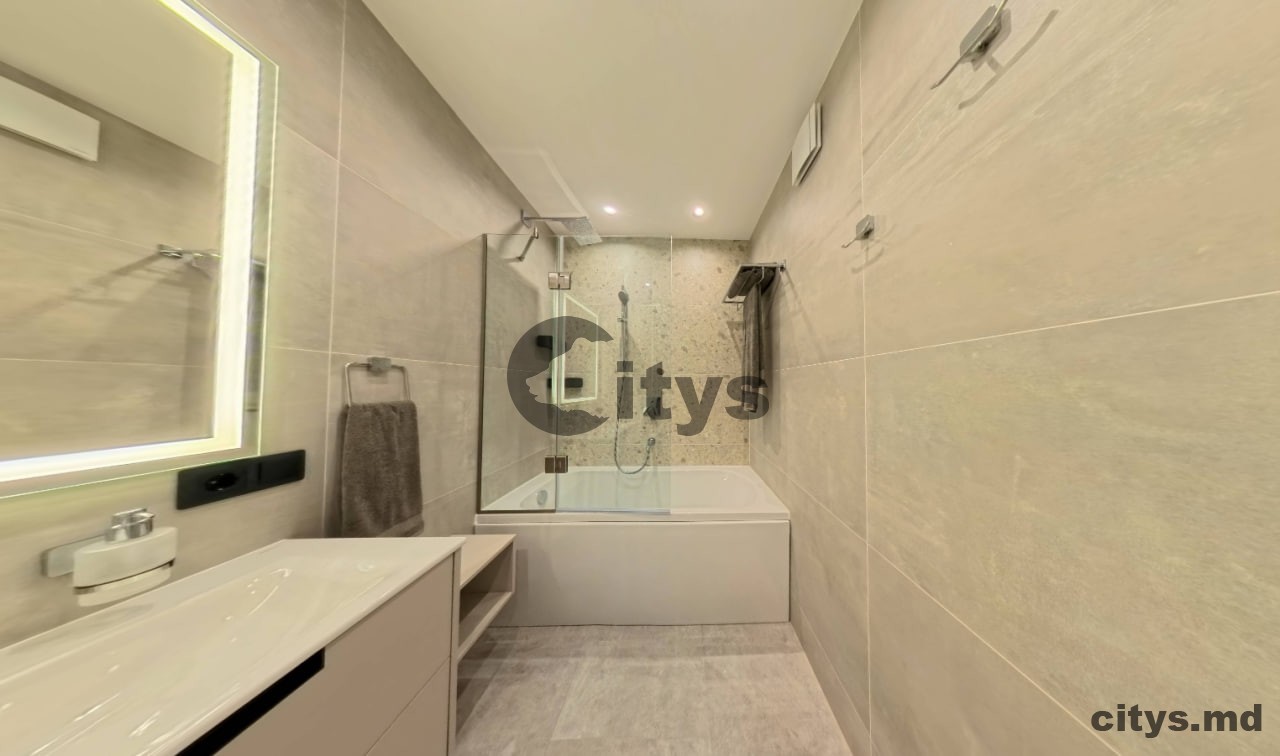 chirie-Apartament cu 2 camere, Centru 64m², Renasterii Nationale photo 6