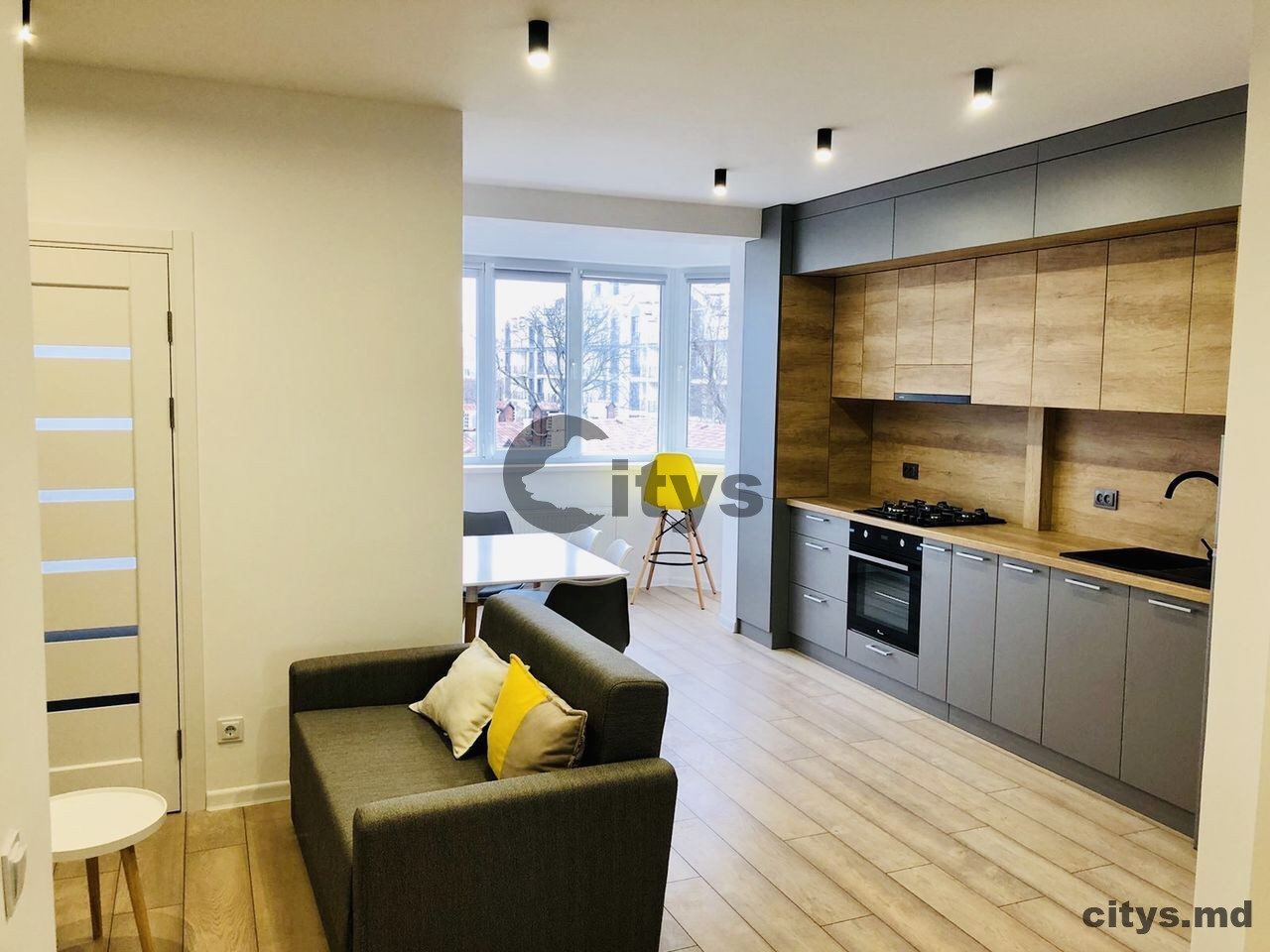 1 комнатная квартира, Centru 45м², Армянская photo 1