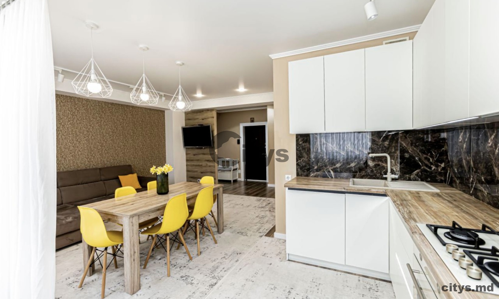 Se vinde-Apartament cu 2 camere, 92m², Telecentru,Sprîncenoaia photo 0