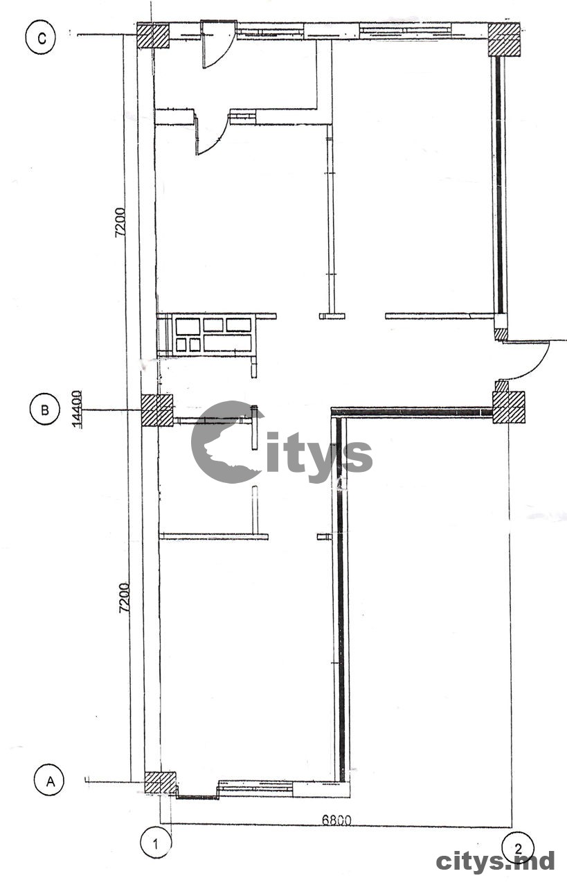 2-х комнатная квартира, 68м², Рышкановка, Florilor photo 7