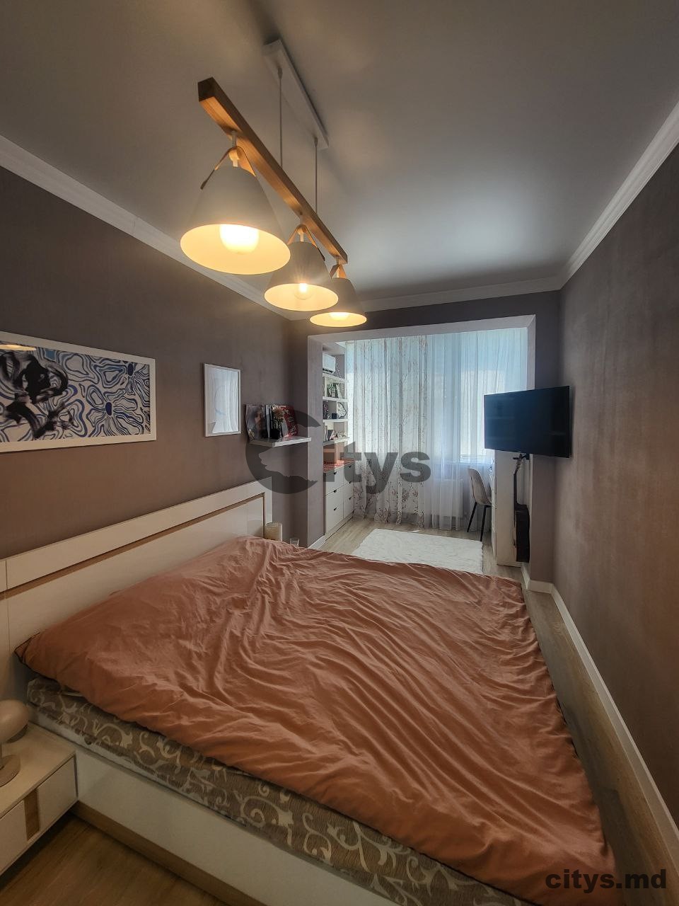 Apartament cu 1 cameră, 34m², Durlesti, str. Burebista photo 3