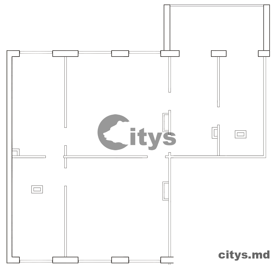 Spatiu comercial, 160m², Strada Sarmizegetusa photo 9 - citys.md Spatiu comercial, 160m², Strada Sarmizegetusa photo 8