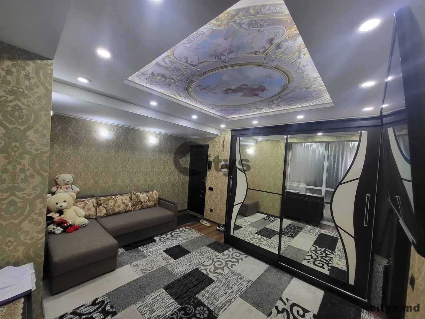 1.5 комнатная квартира, 50м², Botanica, Diminetii,22 photo 4 - citys.md 1.5 комнатная квартира, 50м², Botanica, Diminetii,22 photo 3