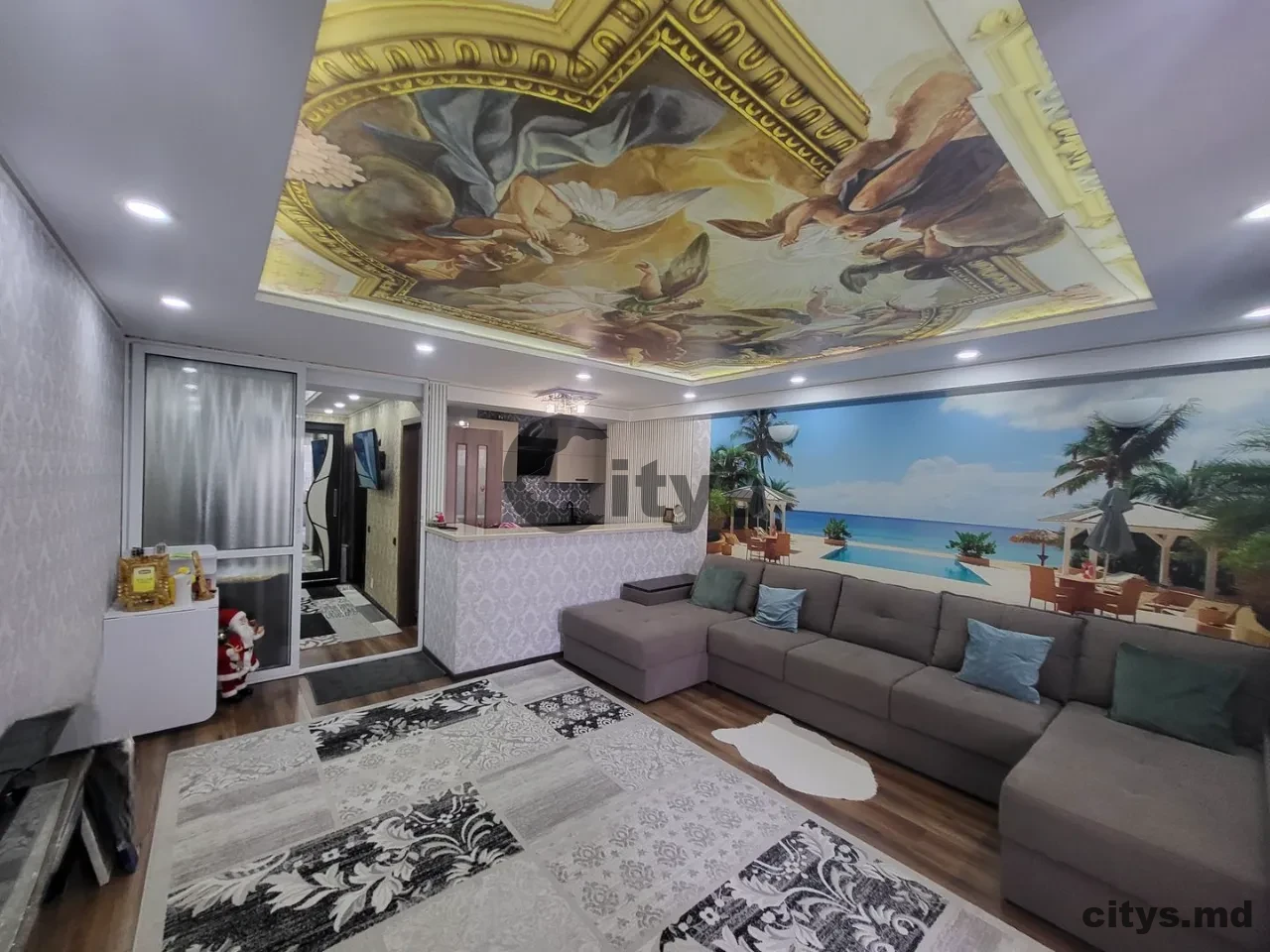 1.5 комнатная квартира, 50м², Botanica, Diminetii,22 photo 6 - citys.md 1.5 комнатная квартира, 50м², Botanica, Diminetii,22 photo 5