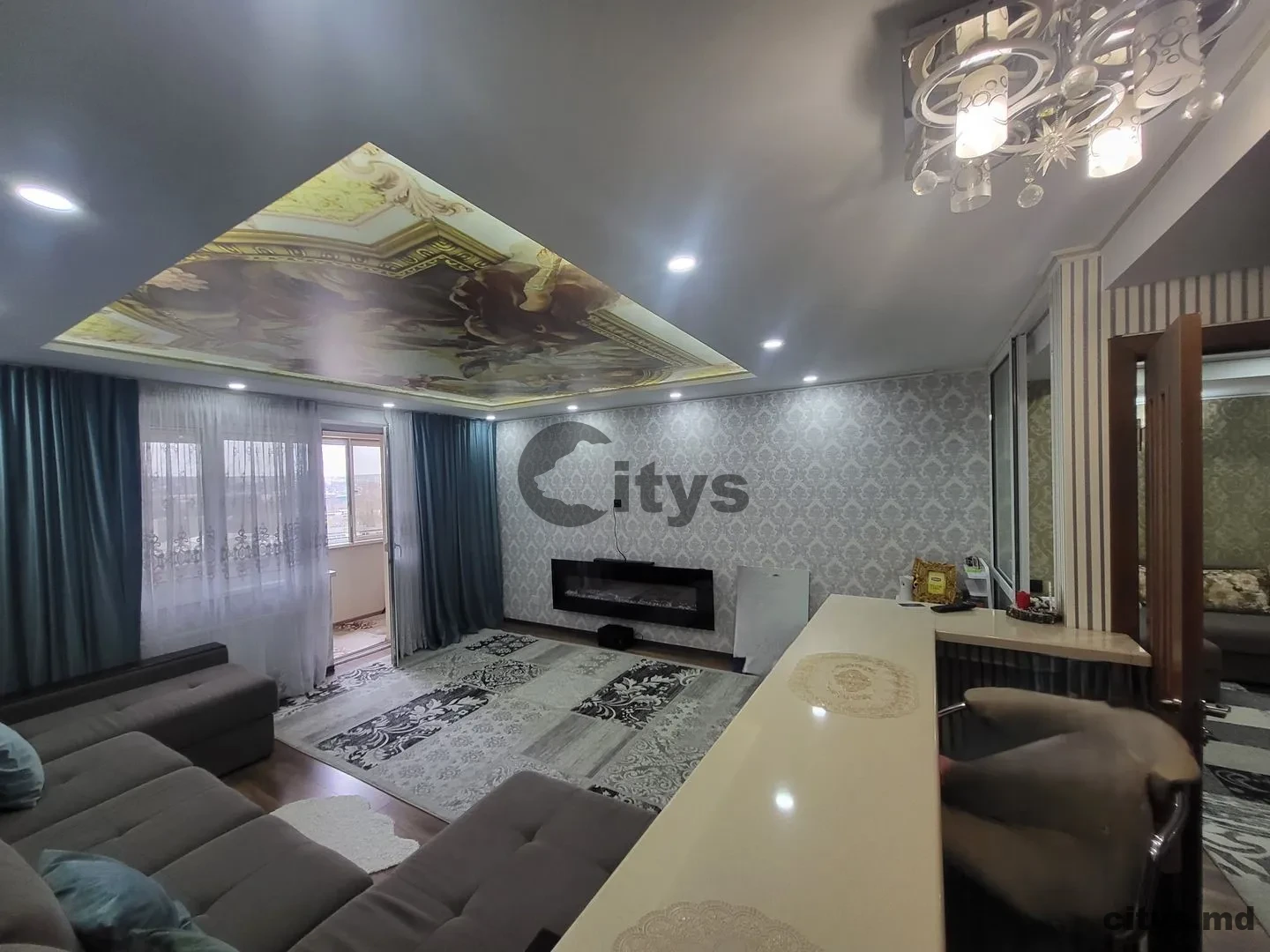 1.5 комнатная квартира, 50м², Botanica, Diminetii,22 photo 7 - citys.md 1.5 комнатная квартира, 50м², Botanica, Diminetii,22 photo 6