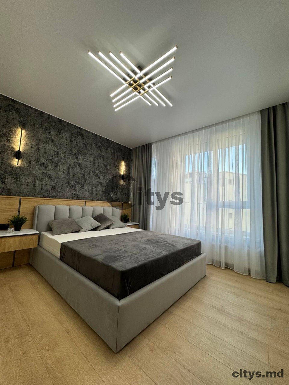 chirie-Apartament cu 2 camere, Riscani 70m², bd. Renasterii Nationale photo 2