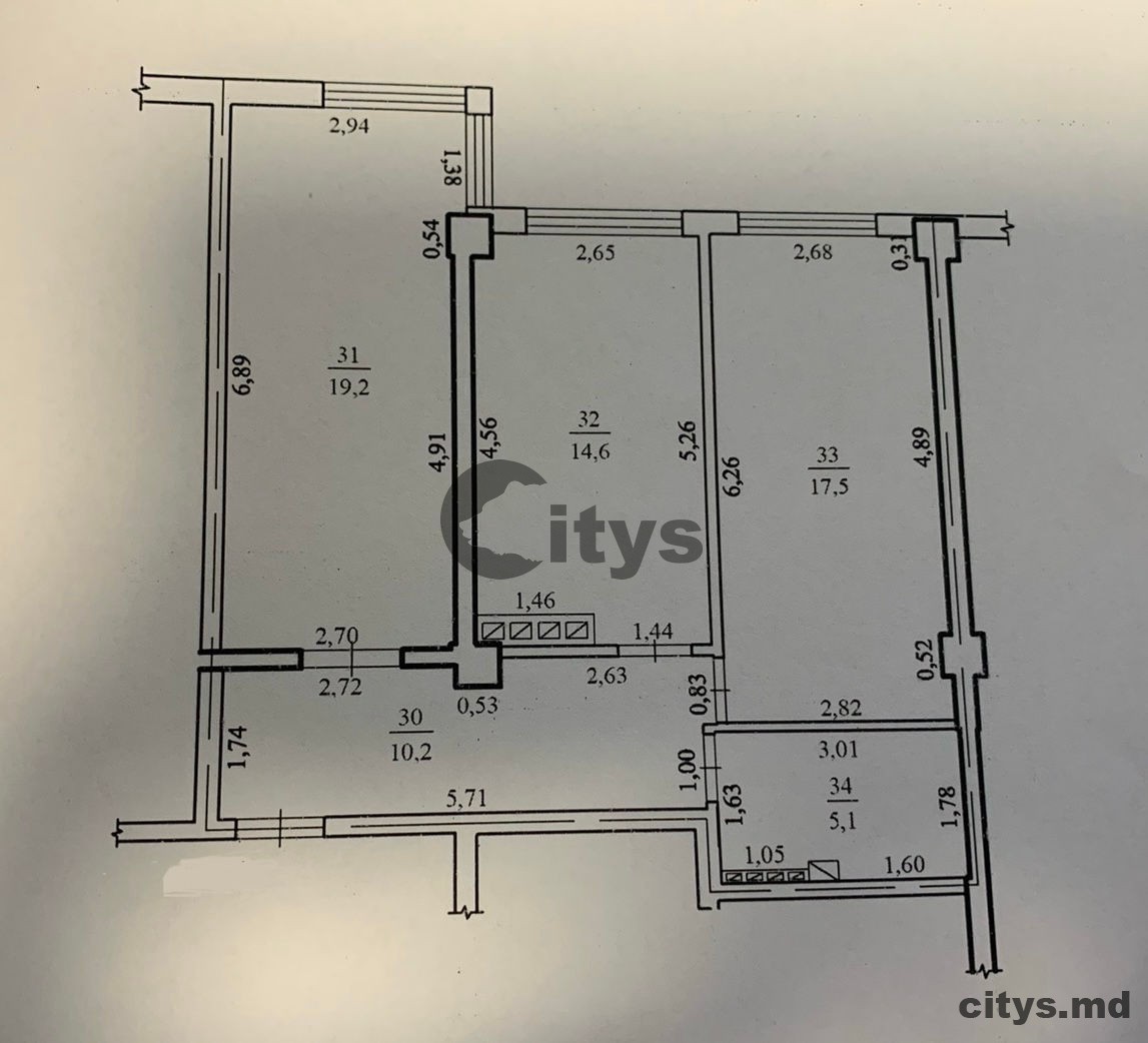 Apartament cu 2 camere, 67m², Calea Ieșilor photo 0