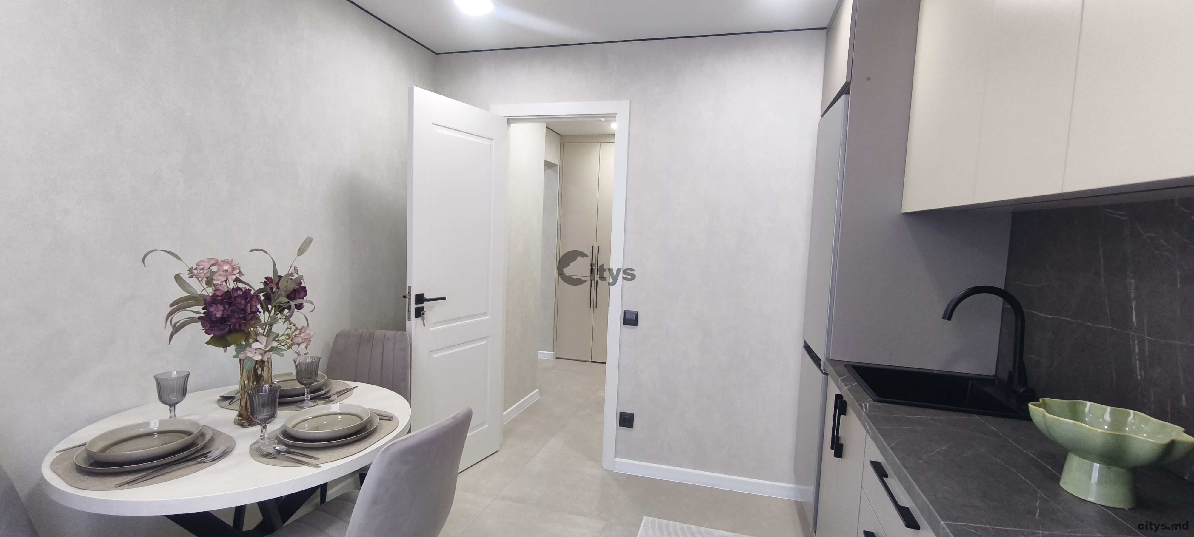 Apartament cu 2 camere, 50m², Sadoveanu photo 9 - citys.md Apartament cu 2 camere, 50m², Sadoveanu photo 8