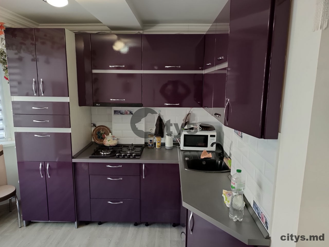 1 комнатная квартира, Poșta Veche 44м², ул. Каля Орхеюлуй photo 5