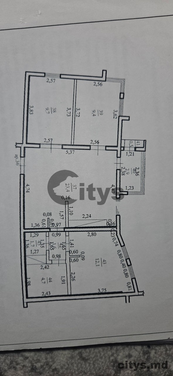 3-х комнатная квартира, 68м², Ciocana, str. Mihail Sadoveanu photo 7
