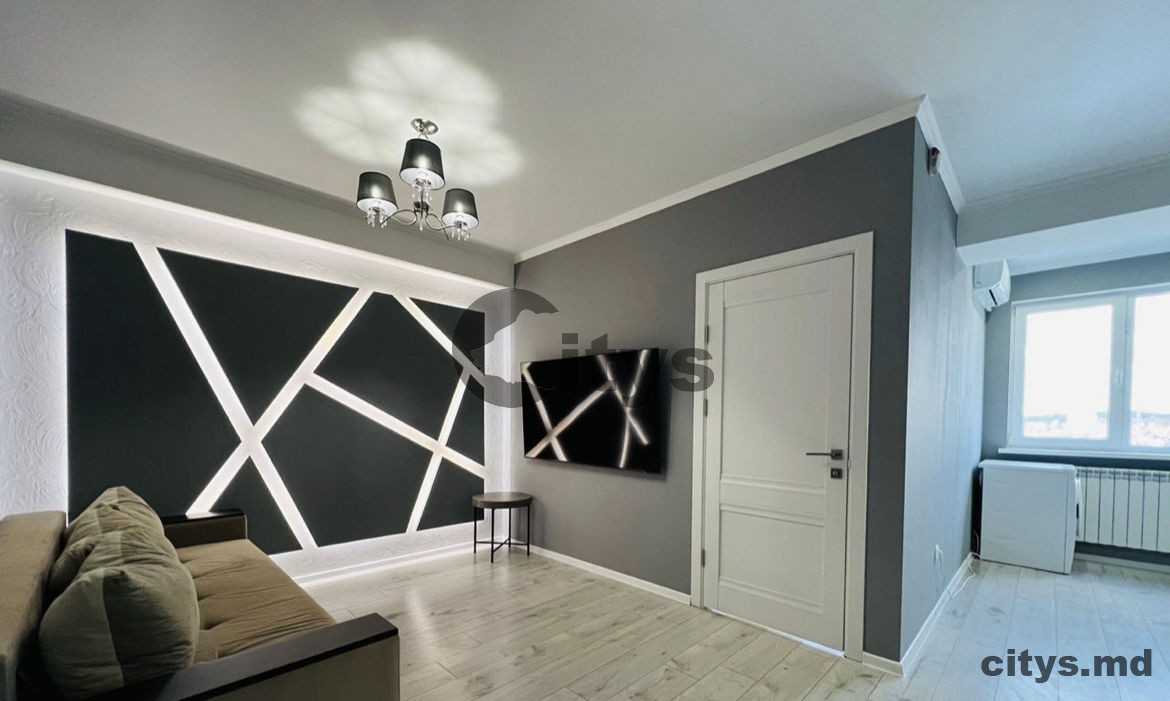chirie-1 комнатная квартира, Riscani 42м², str. Carierei photo 2