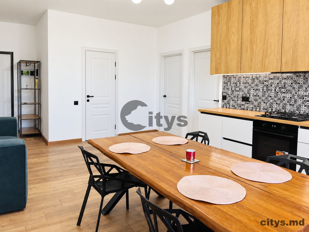 chirie-Apartament cu 2 camere, Buiucani 65m², str. Liviu Deleanu photo 1